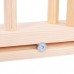 Bariera de siguranta pentru scari si usi - lemn - 72-122 cm
