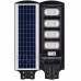 Lumină stradală solară LED 1200W - 6500K - cu suport și telecomandă - neagră
