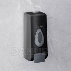 Dozator manual de săpun lichid Vog und Arths - 350 ml, de perete - negru